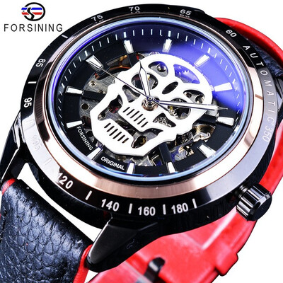 Forsining Sport Clock Skull Skeleton Black Red Watches Mens Automatic Watches Top Brand Luxury Luminous Design Water Resistant
Forsining Sport Clock Skull Skeleton Black Red Watches Mens Automatic Watches Top Brand Luxury Luminous Design Water Resistant
