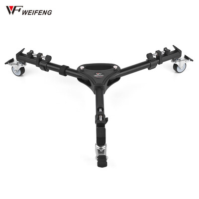 Weifeng WT-700 Professional 3-Wheel Pulley Tripod Dolly Universal Folding Camera Tripod Dolly Photography Caster Base Stand for We
Weifeng WT-700 Professional 3-Wheel Pulley Tripod Dolly Universal Folding Camera Tripod Dolly Photography Caster Base Stand for We