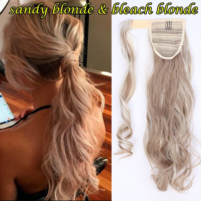 1724" Wrap Around Ponytail Extension for Woman Hair 125-145g
