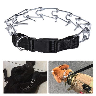 Dog Prong Collar Pets Training Pinch Stainless Steel Gear with Adjustable Length Releasable Snap Buckle Updated Blunt-cut Tip for
Dog Prong Collar Pets Training Pinch Stainless Steel Gear with Adjustable Length Releasable Snap Buckle Updated Blunt-cut Tip for