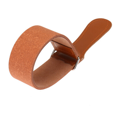Mens Shaving Leather Strap Cowhide Throat Razor Strop Straight Cut Sharpening Strop Belt for Barber Male Shaving Tool
