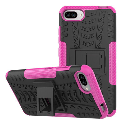 Fivice ASUS ZenFone Max Pro M1 ZB601602KL Case TPU anti-fall tire pattern back clip bracket phone case