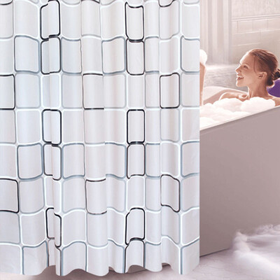 Mercure guest thickening shower curtain PEVA waterproof mildew impervious shower curtain hotel bathroom curtain waterproof partition curtain 180180CM black&white square
Mercure guest thickening shower curtain PEVA waterproof mildew impervious shower curtain hotel bathroom curtain waterproof partition curtain 180180CM black&white square