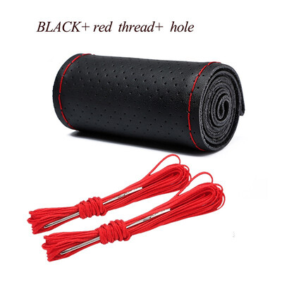 car interior protection accessories Hand sewing Car Steering Wheel Cover Top Layer Leather with hole Cowhide Braid Needles Thread 
car interior protection accessories Hand sewing Car Steering Wheel Cover Top Layer Leather with hole Cowhide Braid Needles Thread