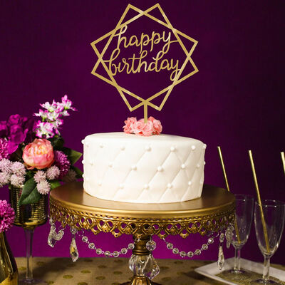 UpperX Cake Wedding Happy Birthday Cake Topper Card Acrylic Cake Party Decoration Square
UpperX Cake Wedding Happy Birthday Cake Topper Card Acrylic Cake Party Decoration Square