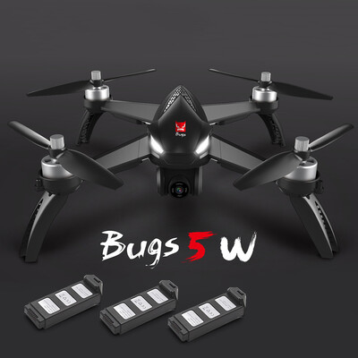 MJX Bugs 5W 1080P 5G Wifi FPV Camera GPS Positioning Altitude Hold RC Drone Quadcopter with 3 Batteries
MJX Bugs 5W 1080P 5G Wifi FPV Camera GPS Positioning Altitude Hold RC Drone Quadcopter with 3 Batteries