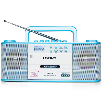 Panda PANDA F-233 Repeater Tape u Disk English Digital Recorder Transcriber Student English MP3 Card Learning Machine Player Blue
Panda PANDA F-233 Repeater Tape u Disk English Digital Recorder Transcriber Student English MP3 Card Learning Machine Player Blue