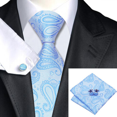 N-0476 Vogue Men Silk Tie Set Blue Paisley Necktie Handkerchief Cufflinks Set Ties For Men Formal Wedding Business wholesale
N-0476 Vogue Men Silk Tie Set Blue Paisley Necktie Handkerchief Cufflinks Set Ties For Men Formal Wedding Business wholesale