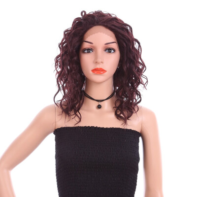 Yyong Short Bob Haircut Lace Front Natural Afro Wigs For Women Black Heat Resistant Loose Wave Synthetic Lace Front Wigs 99J
Yyong Short Bob Haircut Lace Front Natural Afro Wigs For Women Black Heat Resistant Loose Wave Synthetic Lace Front Wigs 99J