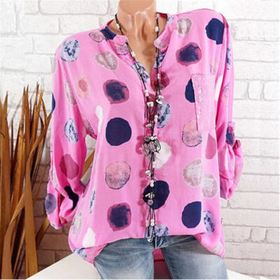 US NEW Womens Long Sleeve Ladies Clothes Casual Beach Holiday Loose Tops Blouse
US NEW Womens Long Sleeve Ladies Clothes Casual Beach Holiday Loose Tops Blouse