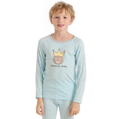 VIV & LUL Children's Underwear Boy Underwear Set Qiuqiu Qiu Duo Modal DV117183 Light Blue 160cm
VIV & LUL Children's Underwear Boy Underwear Set Qiuqiu Qiu Duo Modal DV117183 Light Blue 160cm