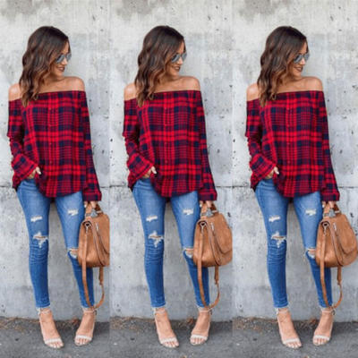 US Women Off Shoulder Long Sleeve Fashion Shirt Casual Blouse Tops Loose T-shirt
US Women Off Shoulder Long Sleeve Fashion Shirt Casual Blouse Tops Loose T-shirt