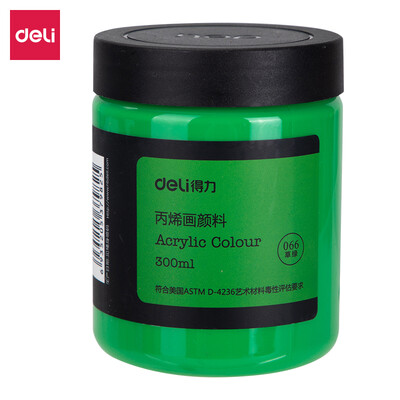 Deli deli 300ml art painting acrylic paint hand-painted wall painting acrylic paint large bottle outdoor painted textile pigment 73875 grass green
Deli deli 300ml art painting acrylic paint hand-painted wall painting acrylic paint large bottle outdoor painted textile pigment 73875 grass green