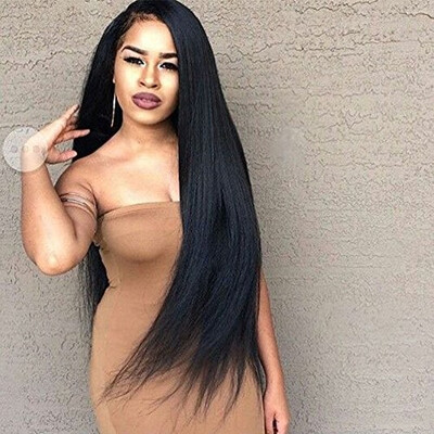 Yaki Straight Lace Front Wig Human Hair Italian Yaki Brazilian Virgin Human Hair Lace Front Wig for Black Women Natural Color
Yaki Straight Lace Front Wig Human Hair Italian Yaki Brazilian Virgin Human Hair Lace Front Wig for Black Women Natural Color