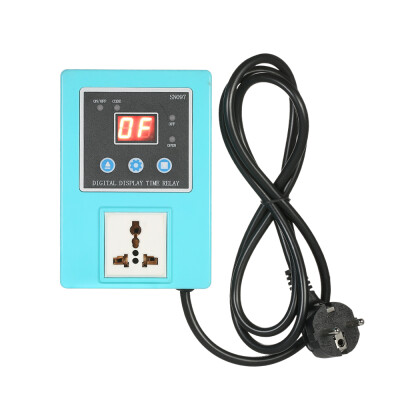 Digital Power Wireless Timer Switch Controller Socket with LED Display Remote Control Countdown Time Relay
Digital Power Wireless Timer Switch Controller Socket with LED Display Remote Control Countdown Time Relay