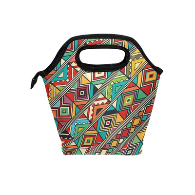 Lunch Bag Tote Bag Roman Style Pattern Travel Picnic Organizer Lunch Holder Handbags Lunch Bag Box for Office