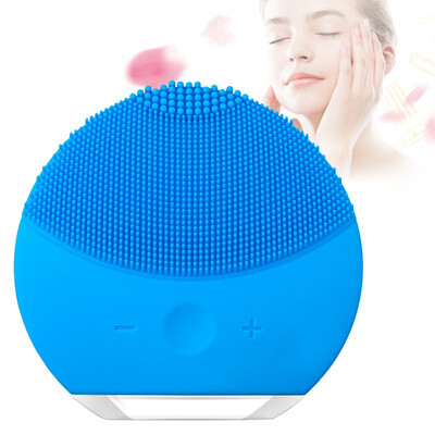 Sonic Facial Cleansing Rechargeable Silicone Brush Heads Pore Dirt Removal Pimple Face Improvement Skin Oil Control Face Clean 
Sonic Facial Cleansing Rechargeable Silicone Brush Heads Pore Dirt Removal Pimple Face Improvement Skin Oil Control Face Clean