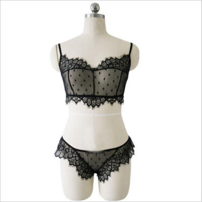 Women Sexy Lingerie Black Lace Dress G-string Underwear Babydoll Sleepwear Sets
Women Sexy Lingerie Black Lace Dress G-string Underwear Babydoll Sleepwear Sets