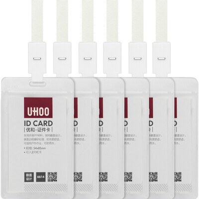 Excellent and excellent (UHOO) 6614 double-sided waterproof card holder vertical blue 6 card sets +6 lanyard / box work card badge
Excellent and excellent (UHOO) 6614 double-sided waterproof card holder vertical blue 6 card sets +6 lanyard / box work card badge