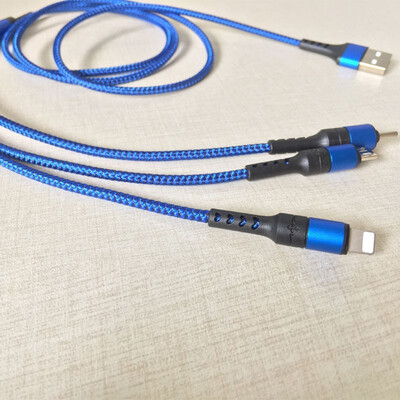 NeillieN One tow three data lines nylon braid three in one data lines three multifunctional synchronous charging wire data line
NeillieN One tow three data lines nylon braid three in one data lines three multifunctional synchronous charging wire data line