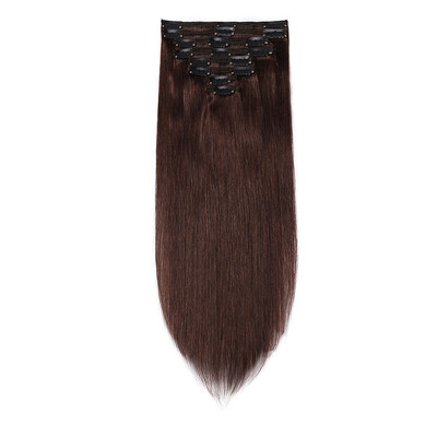 Clip in 100 Remy Human Hair Extensions double weft Grade 7A Quality Full Head 8pcs 18clips Soft Silky Straight for Women
Clip in 100 Remy Human Hair Extensions double weft Grade 7A Quality Full Head 8pcs 18clips Soft Silky Straight for Women