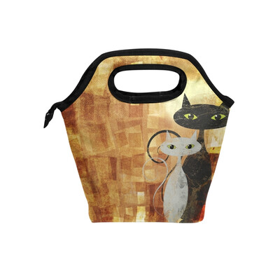 Lunch Tote Bag White Black Cat Travel Picnic Insulated Lunch Handbags Portable Zipper Lunch Bag Box
Lunch Tote Bag White Black Cat Travel Picnic Insulated Lunch Handbags Portable Zipper Lunch Bag Box
