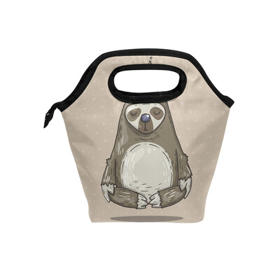 Insulated Lunch Tote Bag Grey Sloth Travel Picnic Lunch Handbags Portable Zipper Lunch Bag Box
Insulated Lunch Tote Bag Grey Sloth Travel Picnic Lunch Handbags Portable Zipper Lunch Bag Box
