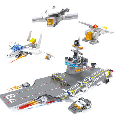 COGO) aircraft carrier building blocks plastic three-dimensional assemble children's puzzle enlightenment toys 881 military building blocks aircraft carrier model 13349
COGO) aircraft carrier building blocks plastic three-dimensional assemble children's puzzle enlightenment toys 881 military building blocks aircraft carrier model 13349