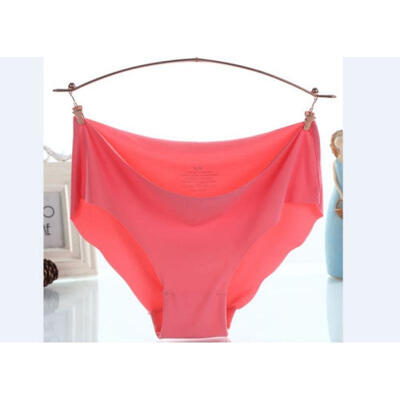 Women Solid Seamless Panties Briefs Underwear Lingerie Knickers Thongs G-String