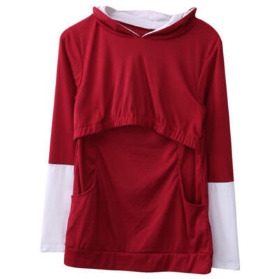 Women Maternity Breastfeeding Tops Hoodie Sweater Pregnancy Nursing Top Pullover
Women Maternity Breastfeeding Tops Hoodie Sweater Pregnancy Nursing Top Pullover