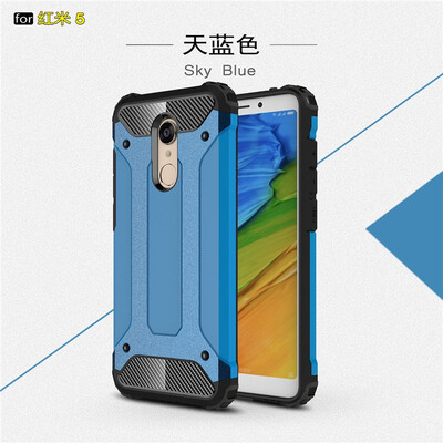 Fivice Xiaomi Redmi 5 case Luxury Silicone Diamond Armor PC Hard Shell Phone Case
