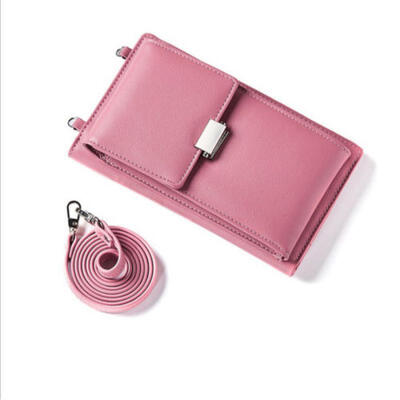 Womens Wallet Purse Shoulder Bags PU Leather Coin Cell Phone Mini Cross-body Bag