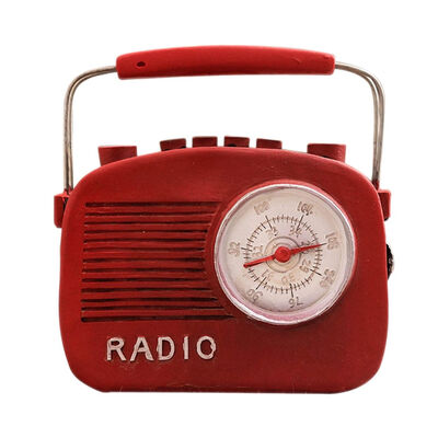 UpperX Retro Radio Model Creative Gift Resin Jewelry Bar Coffee Home Decoration Simulation Home Decoration