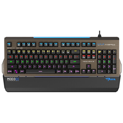 Yibo (E-3LUE) K751 six-color mixed light mechanical keyboard 104 key black green axis
Yibo (E-3LUE) K751 six-color mixed light mechanical keyboard 104 key black green axis