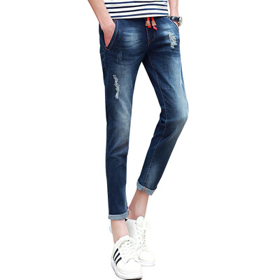 MSEK) men Korean version of the elastic Slim nine points jeans NZK3621 dark blue 33
MSEK) men Korean version of the elastic Slim nine points jeans NZK3621 dark blue 33