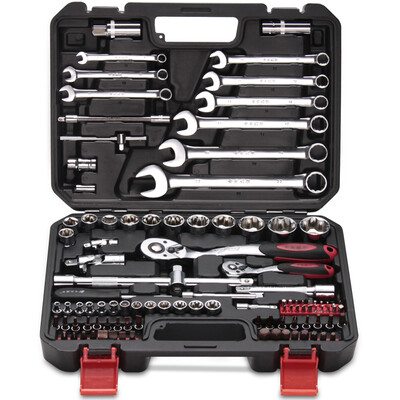 Kavwell Toolbox Tool Set 63 125mm Machine Repair Drum Ratchet Wrench 103pcs Set SS13103A
Kavwell Toolbox Tool Set 63 125mm Machine Repair Drum Ratchet Wrench 103pcs Set SS13103A