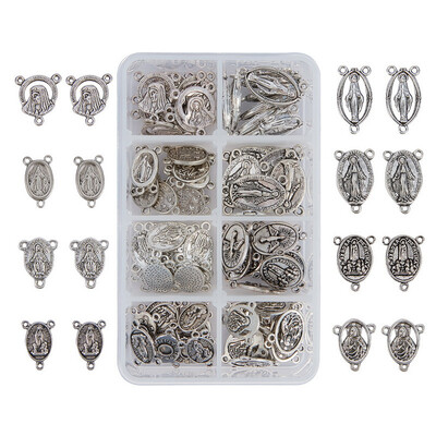 PH PANDAHALL 80 pcsbox Oval Alloy Chandelier Pendants Charms Components for Jewellery Making
PH PANDAHALL 80 pcsbox Oval Alloy Chandelier Pendants Charms Components for Jewellery Making