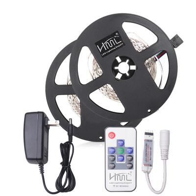 HML 2pcs 5M 24W RGB 2835 SMD 300 LED Strip Light with 10 Keys RF Remote Control DC AdapterUS Plug
HML 2pcs 5M 24W RGB 2835 SMD 300 LED Strip Light with 10 Keys RF Remote Control DC AdapterUS Plug