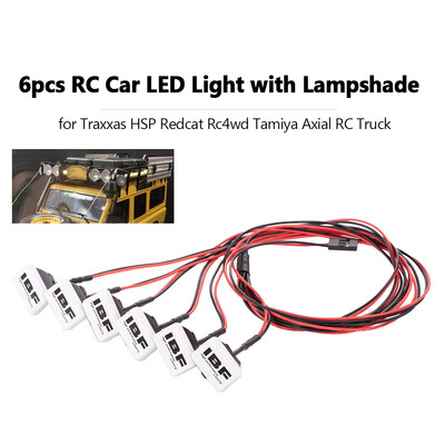 6pcs RC Car LED Light with Lampshade Decorate for Traxxas HSP Redcat Rc4wd D90 Tamiya Axial Scx10 Hpi
6pcs RC Car LED Light with Lampshade Decorate for Traxxas HSP Redcat Rc4wd D90 Tamiya Axial Scx10 Hpi