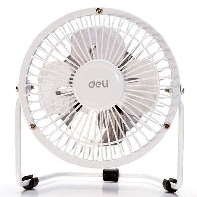 DELI 3680 USB Mini Desktop Metal Fan / Small Fan / Electric Fan / Student Dormitory Fan
DELI 3680 USB Mini Desktop Metal Fan / Small Fan / Electric Fan / Student Dormitory Fan