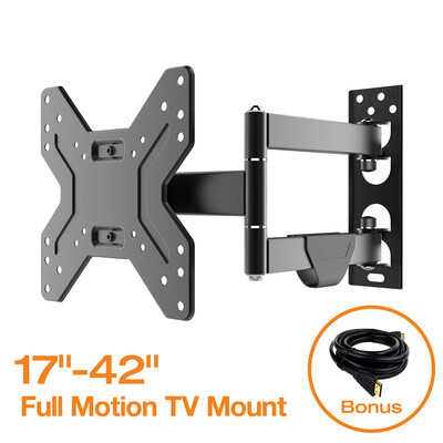 Fleximounts V1 Full Motion Articulating TV wall mount Tilt Swivel Bracket for 14-42 LCD LED HD Plasma TV
Fleximounts V1 Full Motion Articulating TV wall mount Tilt Swivel Bracket for 14-42 LCD LED HD Plasma TV