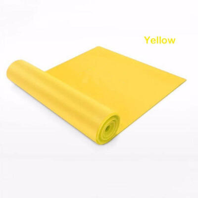 15m Elastic Yoga Pilates Rubber Stretch Resistance Exercise Fitness Band Belt