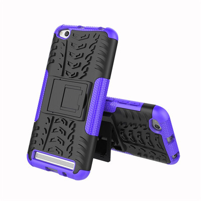Fivice Redmi 5A Case TPU anti-fall tire pattern back clip bracket phone case