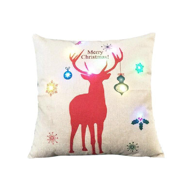 18 18 inches 45 45cm Linen Colorful LED Light Merry Christmas Cushion Cover Decorative Sofa Car Throw Pillow Case Pillowcase
18 18 inches 45 45cm Linen Colorful LED Light Merry Christmas Cushion Cover Decorative Sofa Car Throw Pillow Case Pillowcase