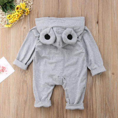 Kids Toddler Baby Outfits Clothes Infant 3D Ear Romper Jumpsuit Playsuit Overall