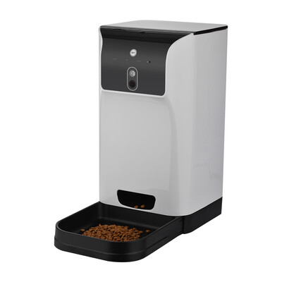 APP Automatic Pet Feeder CatDog Food Dispenser 6L Storage with Camera Voice Recorder Wifi Connection Compatible for IOSAndroid
APP Automatic Pet Feeder CatDog Food Dispenser 6L Storage with Camera Voice Recorder Wifi Connection Compatible for IOSAndroid