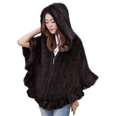 MSMinShu Hand Knitted Mink Fur Poncho Women Real Fur Cape Hooded Coat Zipper Fashion Ladys Outwear Genuine Mink Fur Shawl
MSMinShu Hand Knitted Mink Fur Poncho Women Real Fur Cape Hooded Coat Zipper Fashion Ladys Outwear Genuine Mink Fur Shawl