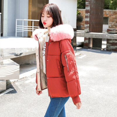 Big fur collar coat 2018 new short bread dress ladies cotton jacket winter coat 90235
Big fur collar coat 2018 new short bread dress ladies cotton jacket winter coat 90235