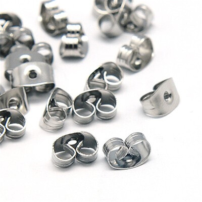 PH PANDAHALL 200 Pieces 304 Stainless Steel Ear Nuts Safety Butterfly Earring Backs Earring Stoppers
PH PANDAHALL 200 Pieces 304 Stainless Steel Ear Nuts Safety Butterfly Earring Backs Earring Stoppers