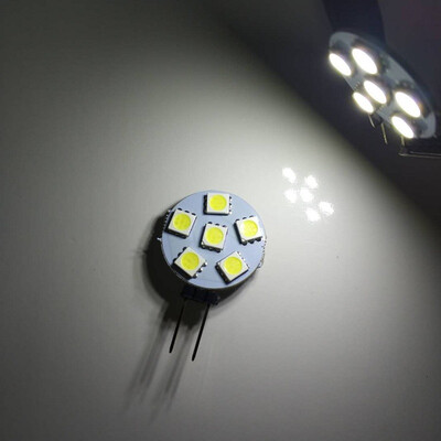 10PCS G4 2W LED Bi-Pin Lights 6LEDS SMD5050 150-200LM DC12V Decorative Lamp